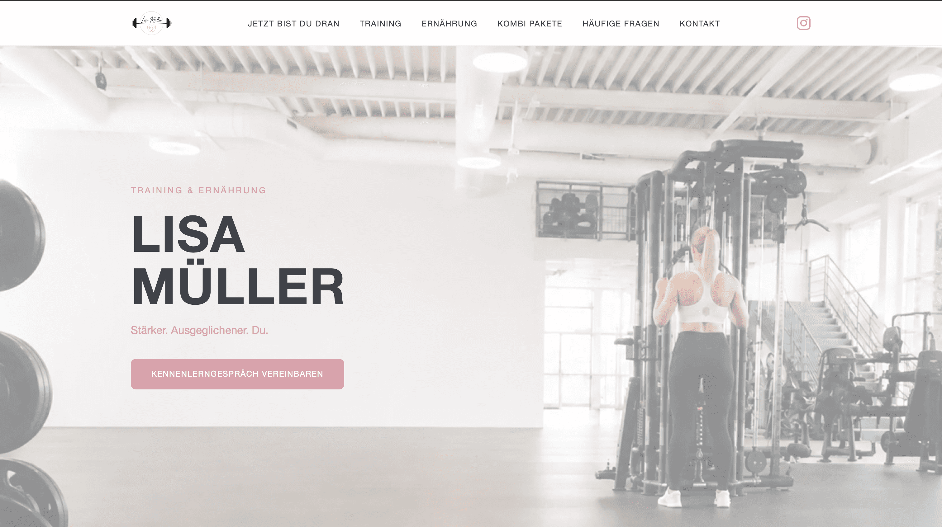 Lisa Müller Website Hero